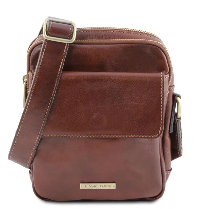 Vyriškas odinis krepšys -Larry - Leather Crossbody Bag