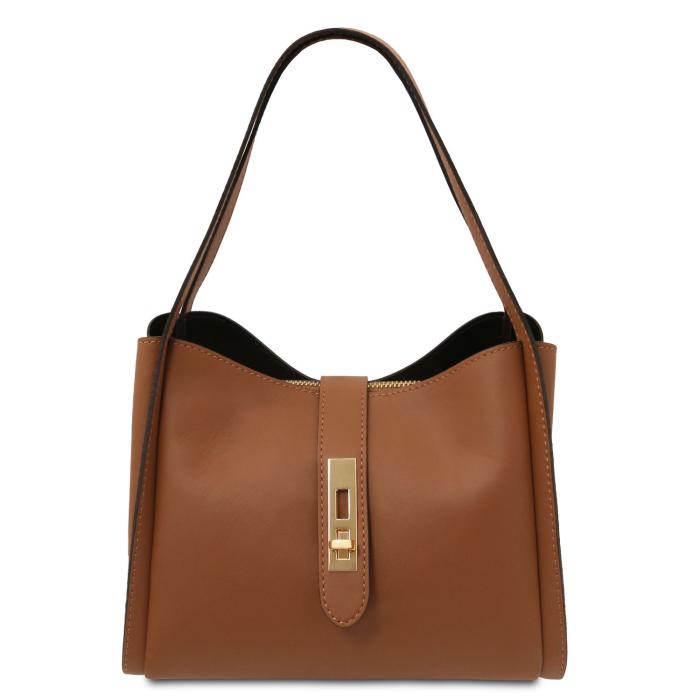 Moteriška odinė rankinė -Soave - Soft leather handbag