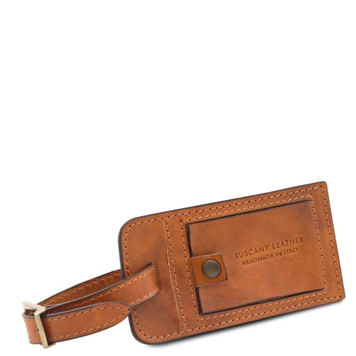Unisex odinis XXX -Matte leather luggage tag