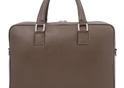 dark taupe  tamsiai pilkai ruda Unisex odinis krepšys kompiuteriui vyrams ir moterims Natūralios odos odinis prabangus brangus   nešiojamo kompiuterio krepšys tašė vyrams ir moterims. Praktiška dovana teisės studentui, teisininkui.