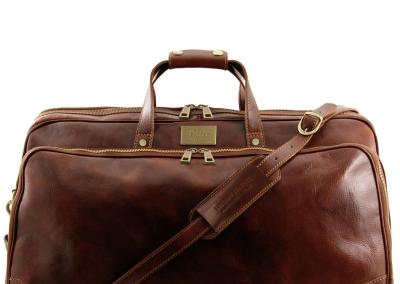 Ruda Unisex odinis kelionių lagaminas  Natūralios odos odinis prabangus brangus  prabangus kelionių lagaminas iš odos. Brangi dovana žmonai, direktorei, verslininkei, vadovei, viršininkiai.