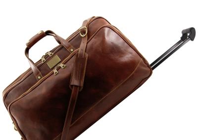 Ruda Unisex odinis kelionių lagaminas  Natūralios odos odinis prabangus brangus  prabangus kelionių lagaminas iš odos. Brangi dovana žmonai, direktorei, verslininkei, vadovei, viršininkiai.