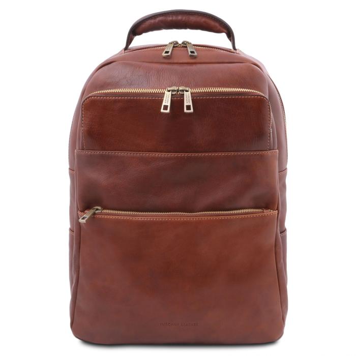 Unisex odinė kuprinė -Melbourne - Leather laptop backpack
