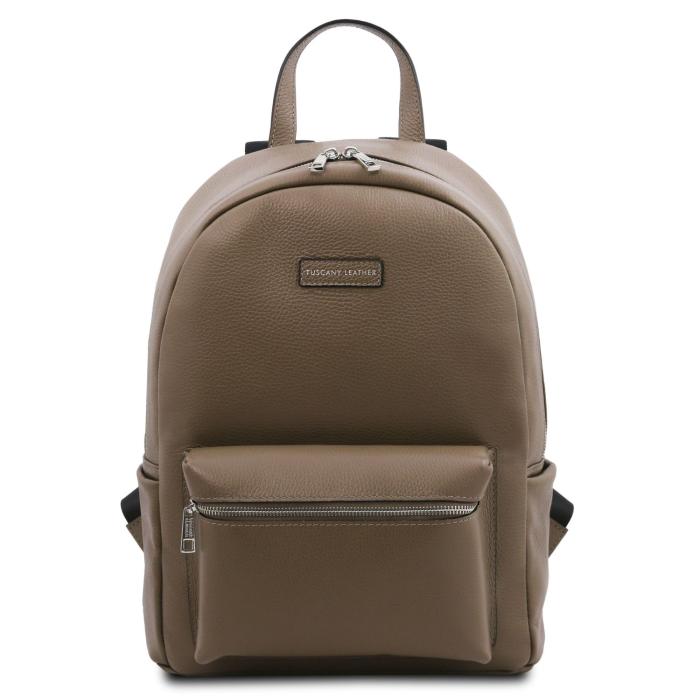 Unisex odinė kuprinė -Dakota - Soft leather backpack