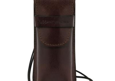 Tamsiai ruda Unisex odinis XXX vyrams ir moterims Natūralios odos odinis prabangus brangus  smulkmeniška minimalistinė dovana gimtadienio kalėdoms,boso dienos proga žmonai, tėvo tėčiui, sūnui.