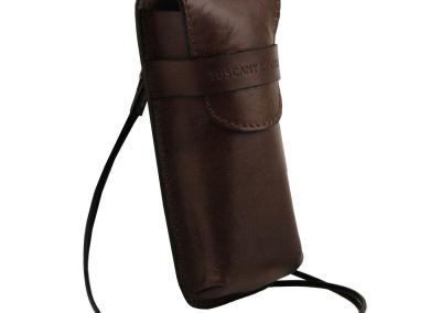Tamsiai ruda Unisex odinis XXX vyrams ir moterims Natūralios odos odinis prabangus brangus  smulkmeniška minimalistinė dovana gimtadienio kalėdoms,boso dienos proga žmonai, tėvo tėčiui, sūnui.