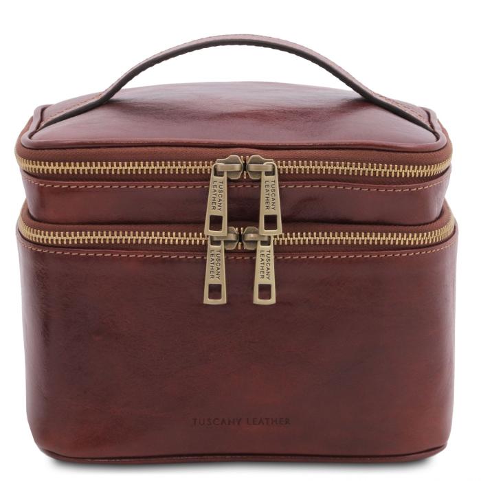 Unisex odinis XXX -Eliot - Leather toiletry bag