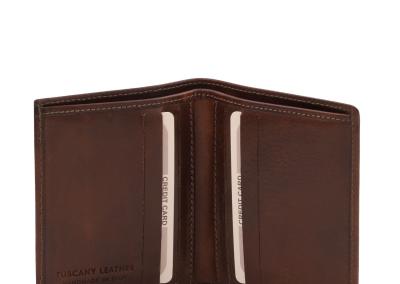 Tamsiai ruda Vyriška odinė piniginė vyrui Natūralios odos odinis prabangus brangus  praktiška dovana su personalizavimu vyrui. Personalizuota piniginė kalėdoms vyrui, tėčiui, sūnui, draugui.
