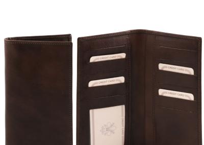 Tamsiai ruda Vyriška odinė piniginė vyrui Natūralios odos odinis prabangus brangus  praktiška dovana su personalizavimu vyrui. Personalizuota piniginė kalėdoms vyrui, tėčiui, sūnui, draugui.