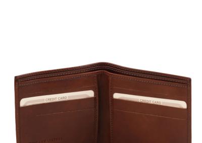 Ruda Vyriška odinė piniginė vyrui Natūralios odos odinis prabangus brangus  praktiška dovana su personalizavimu vyrui. Personalizuota piniginė kalėdoms vyrui, tėčiui, sūnui, draugui.