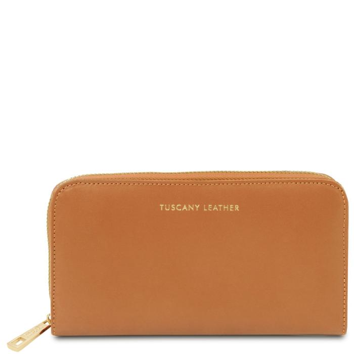 Moteriška odinė piniginė -Venere - Exclusive zip around leather wallet