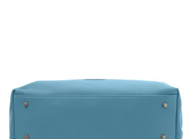 Azure - mėlyna Unisex odinis krepšys per petį vyrams ir moterims Natūralios odos odinis prabangus brangus   tašė per petį vyrams ir moterims. Praktiška dovana teisės studentui, teisininkui, mokslininkui.