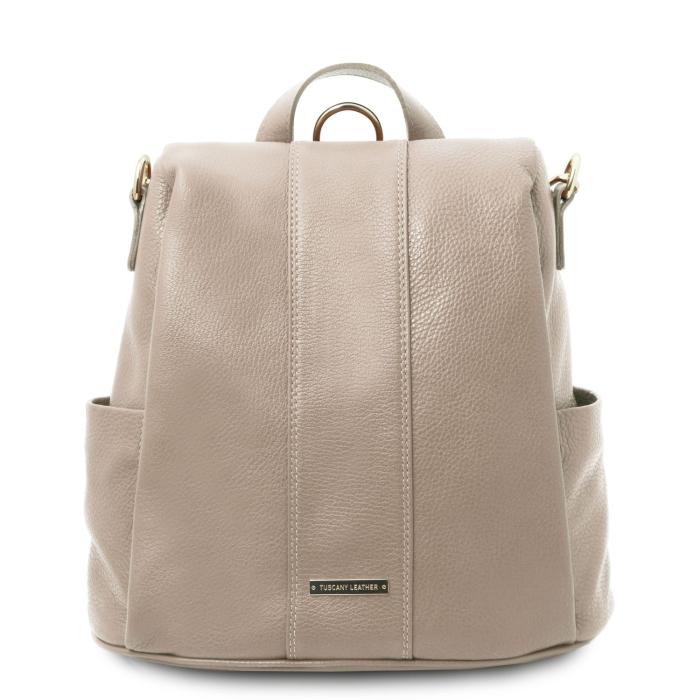 Moteriška odinė kuprinė -TL Bag - Soft leather backpack