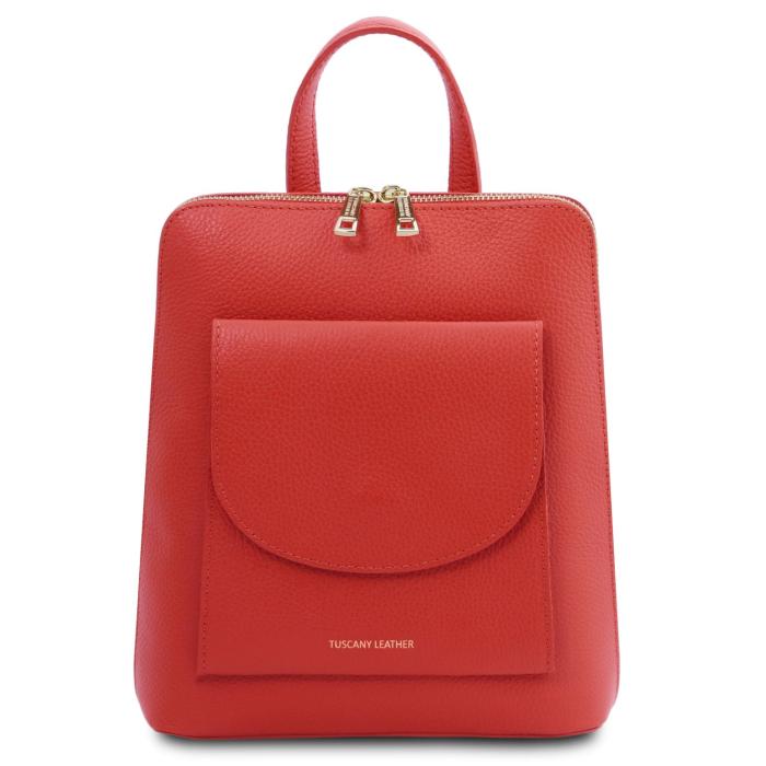 Moteriška odinė kuprinė -TL Bag - Small leather backpack for women
