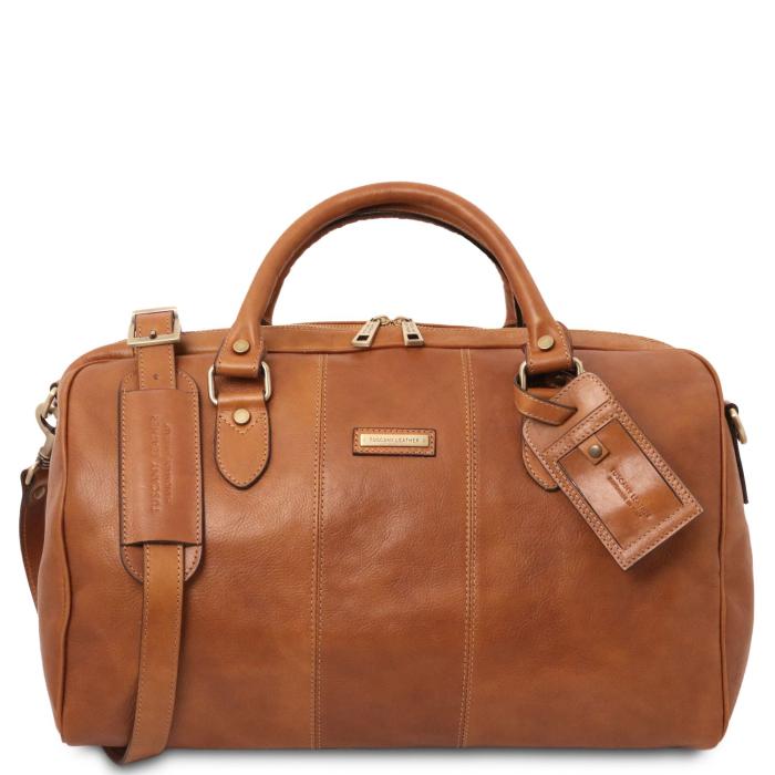 Odinis sportinis/kelionių krepšys -Lisbona - Travel leather duffle bag - Small size