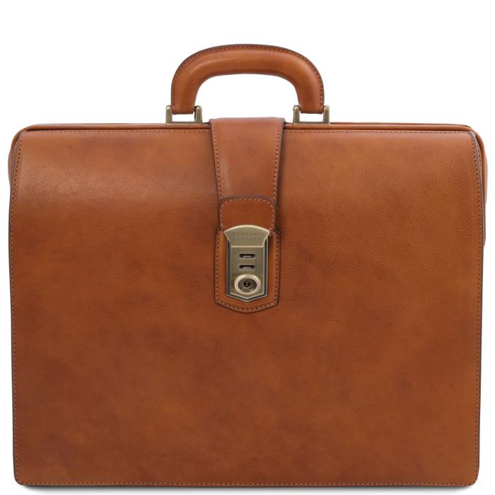 Unisex odinis gydytojo krepšys -Canova - Leather Doctor bag briefcase 3 compartments