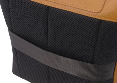 caramel Unisex odinė kuprinė vyrams ir moterims Natūralios odos odinis prabangus brangus  patogi ir prabangi odinė kuprinė vyrams ir moterims. Brangi dovana gimtadieniui ar Kalėdoms.