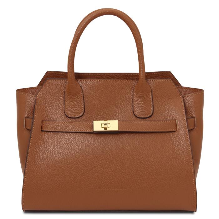 Moteriška odinė rankinė -Origami - Leather tote